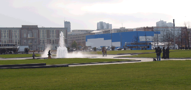 Panorama Schlo&szlig;platz mit Wolke